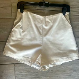 White shorts size small